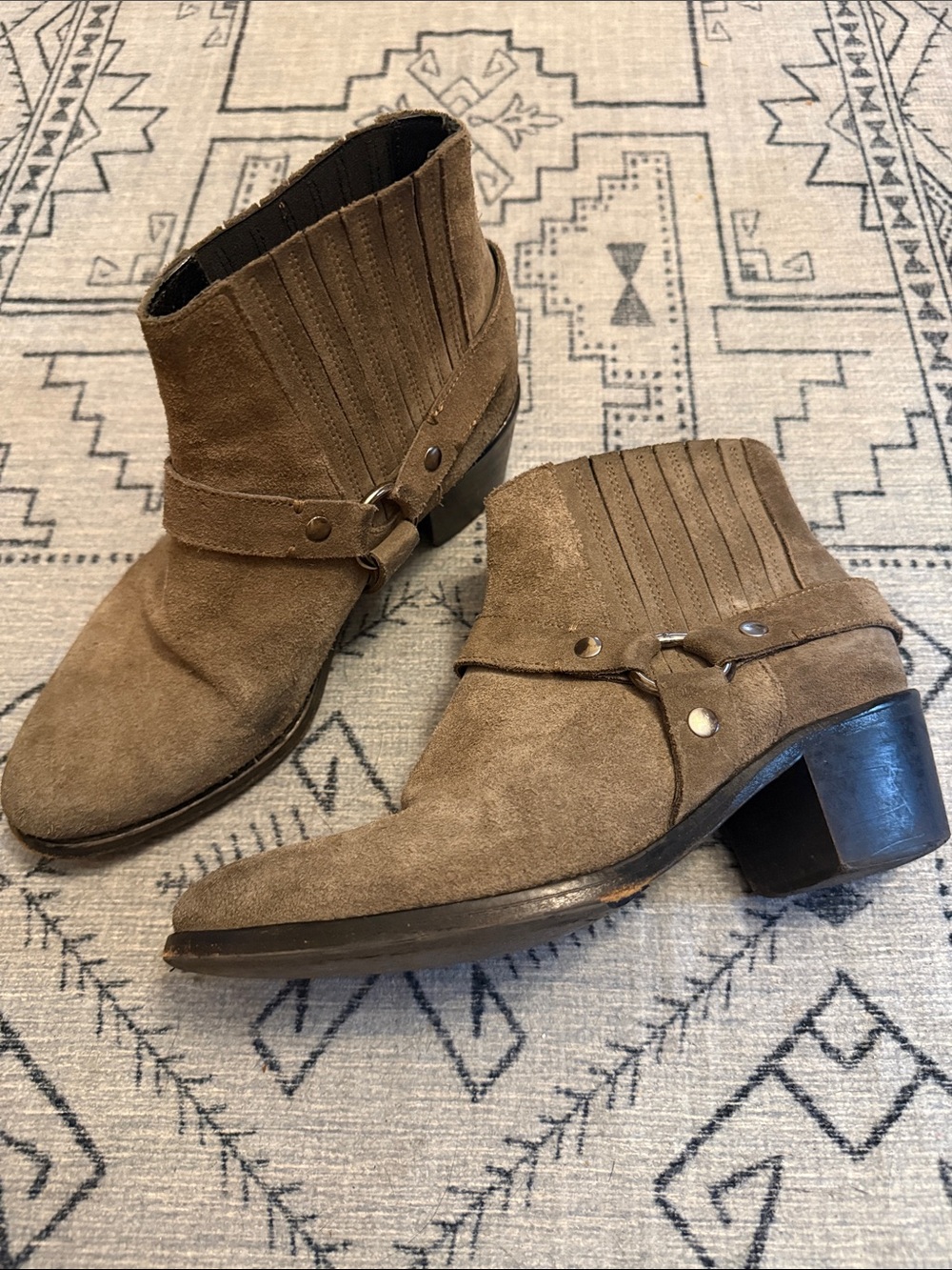 All Saints Ankle Booties in Taupe - Women’s Euro 38